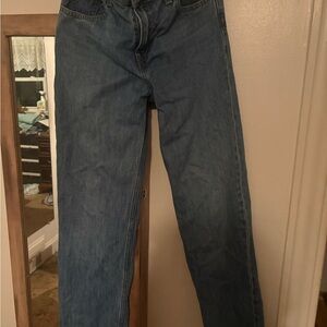 Levi's Low Pro Straight Women's Blue Denim Jeans Low Rise 5-Pocket